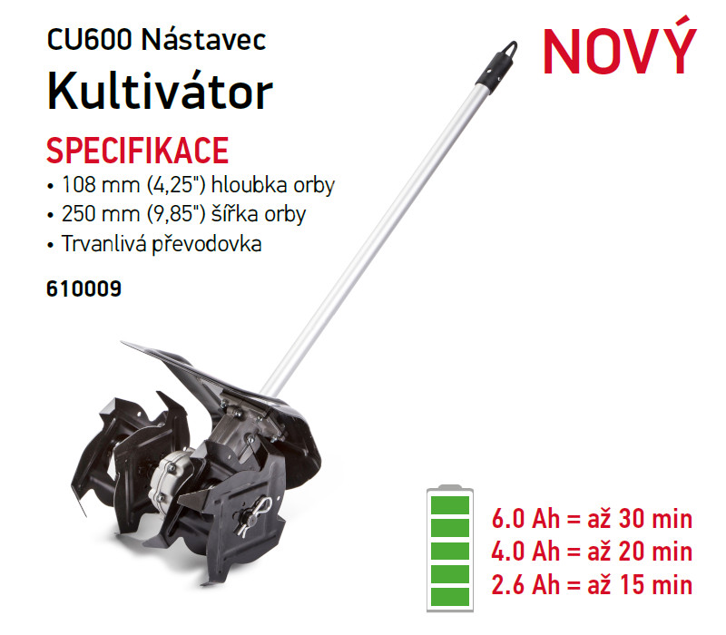 Nástavec Oregon CU600 - Kultivátor
